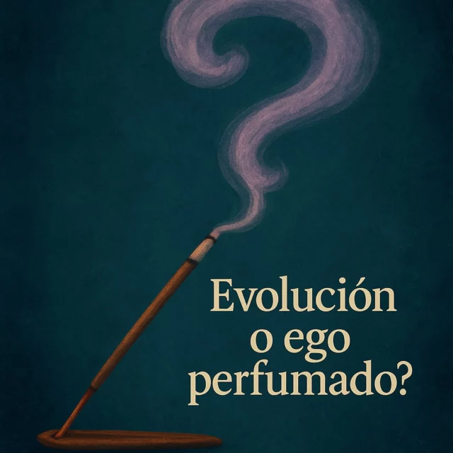 Hay palabras que suenan a conciencia, pero nacen del juicio.
Hay rituales que parecen sagrados, pero esconden necesidad de validación.
Y hay aromas que envuelven… pero no siempre elevan.

No todo lo que huele a espiritualidad viene del alma.
El ego puede ponerse túnica blanca, hablar de vibraciones y encender incienso, pero si lo hace para sentirse más que los demás, sigue siendo ego.

🌀 Observa con atención.
La verdadera evolución no se anuncia: se vive, se respira, se comparte en silencio.
