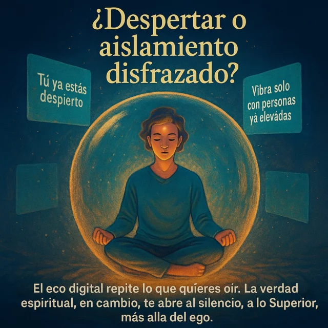 🔁 El eco digital repite lo que ya piensas.
😌 La verdad espiritual... te incomoda, te despierta.
🧘‍♂️ No es para el ego, es para el alma.
🌌 Silencio. Presencia. Verdad.

#ConcienciaReal #DespertarEspiritual #GlándulaPineal #SalDelEgo #UnidadNoSeparación #EspiritualidadConsciente #SilencioInterior #PostureoEspiritual